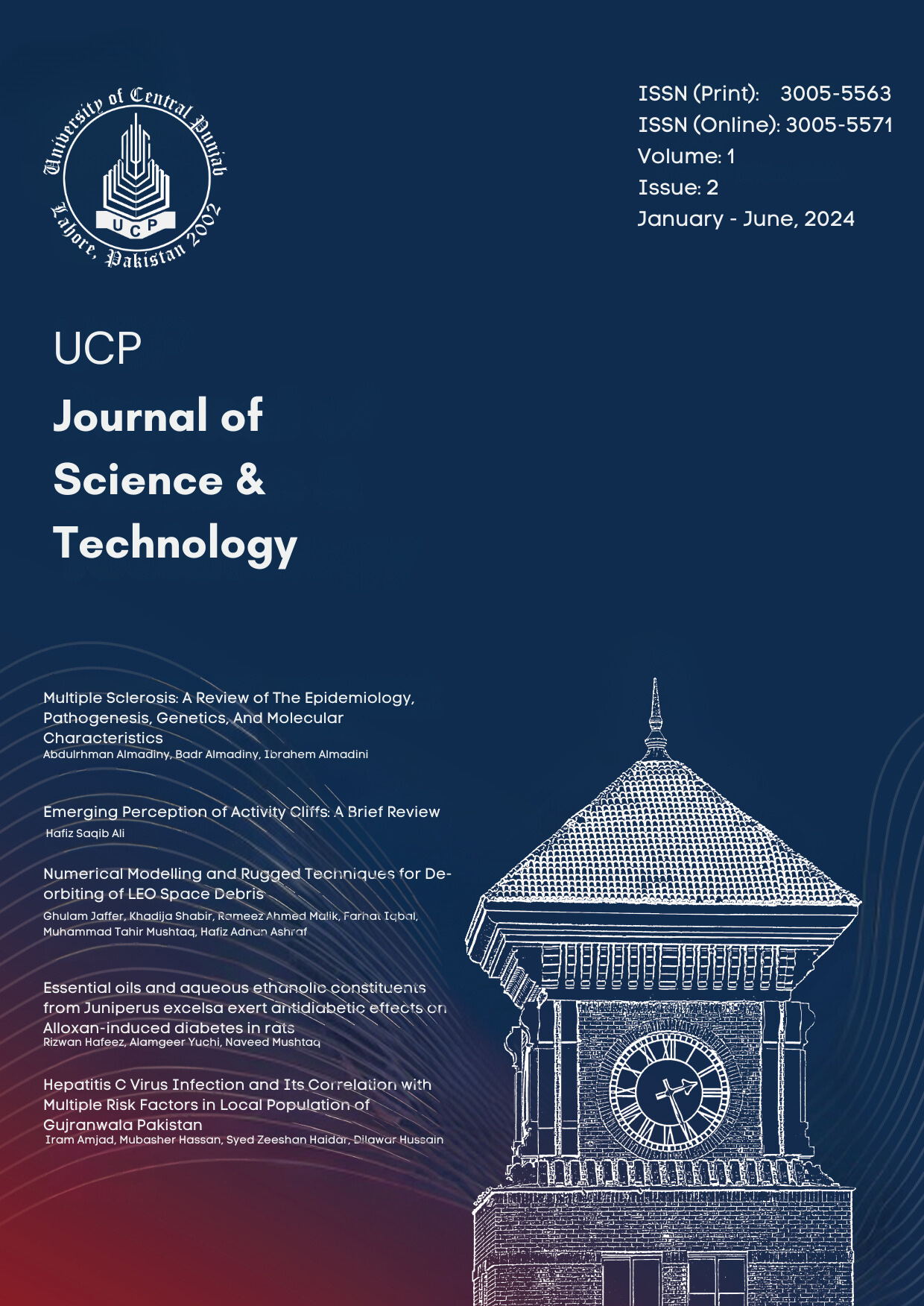 					View Vol. 1 No. 2 (2024): UCP Journal of Science and Technology
				