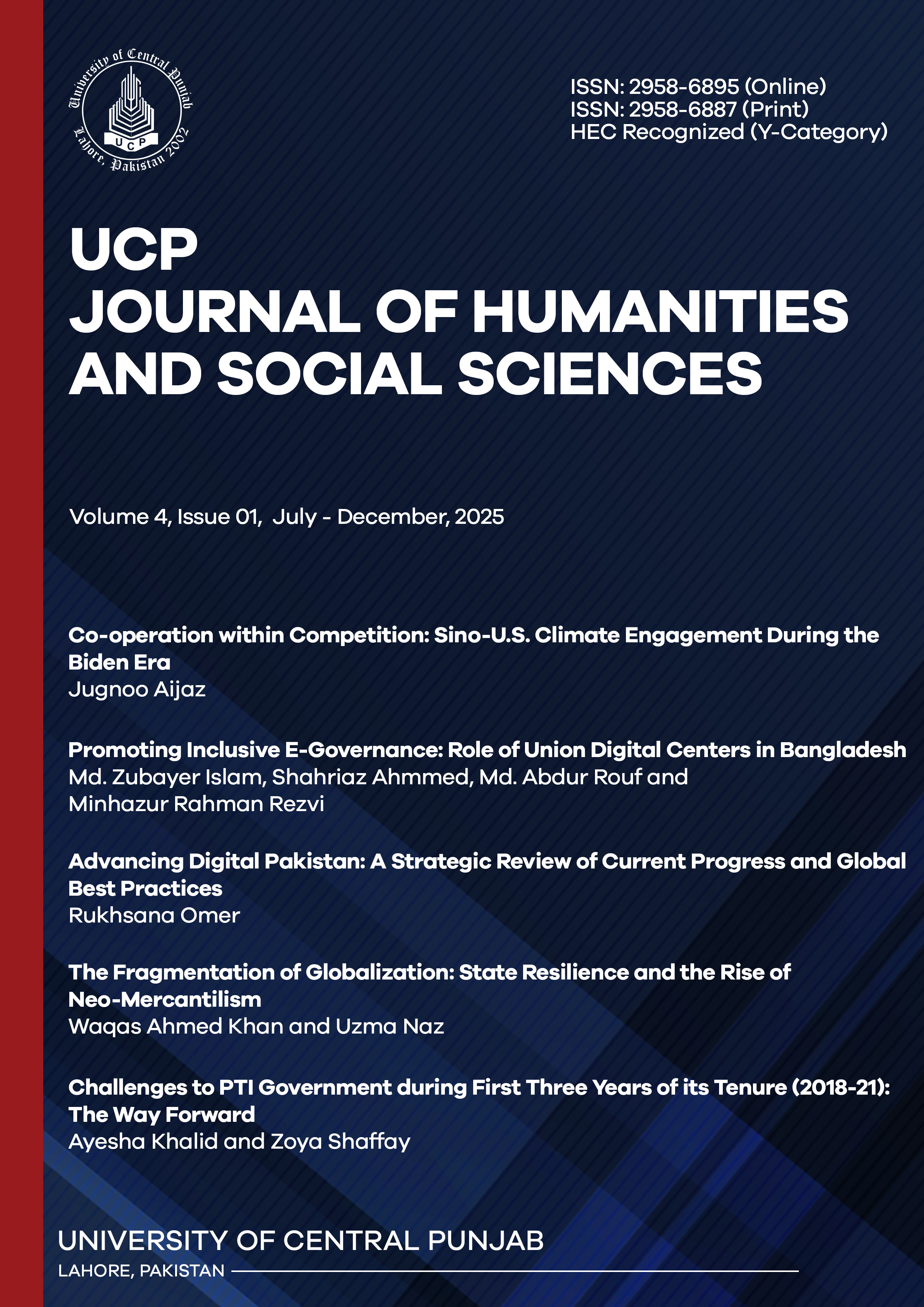 					View Vol. 4 No. 1 (2025): UCP Journal of Humanities and Social Sciences
				